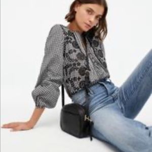 BNWT J Crew gingham top